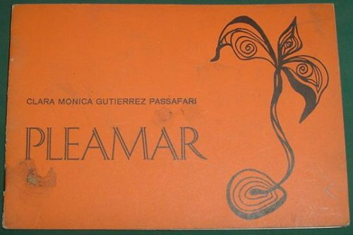 Libro Pleamar Clara Monica Gutierrez Passafari Poesias 16 Pg