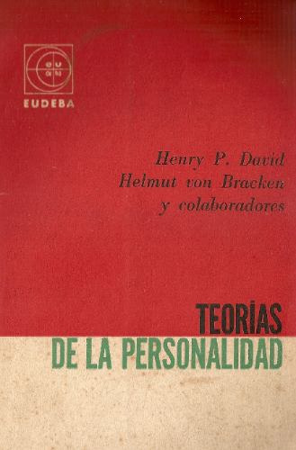 Teorias De La Personalidad - David Y Bracken -  Eudeba