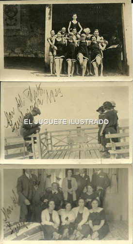 Fotos Mar Del Plata 1923 Lote X 2 Antiguas Fotografias Playa