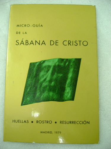 Micro - Guía De La Sábana De Cristo Huellas Rostro