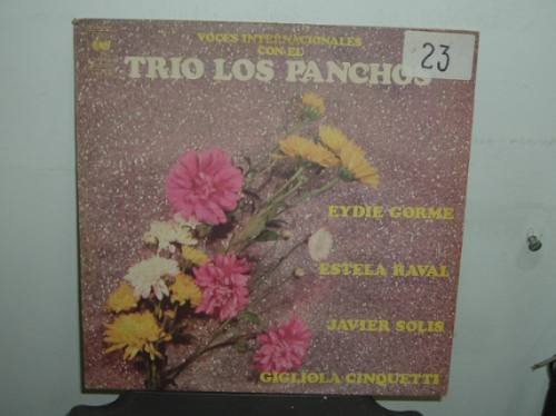 Trio Los Panchos Voces Internacionales Vinilo Argentino