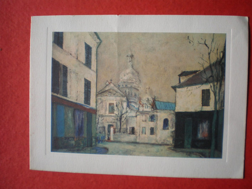 Tarjeta Pintura De Iglesia Francia