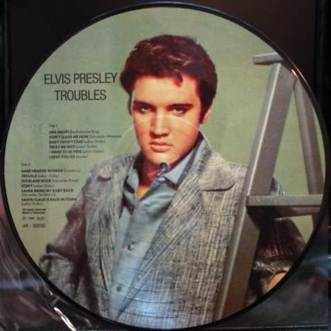 Elvis Presley - Troubles - Picture Disc - Lp De Dinamarca