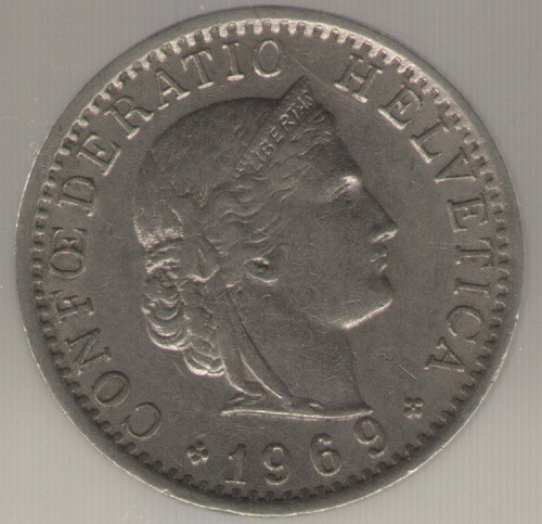 Suiza 20 Rappen 1969  Exc