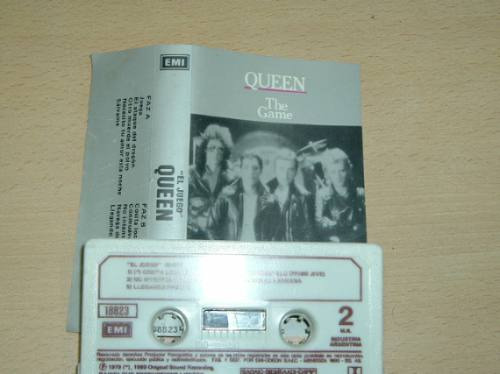 Queen The Game Cassette Argentino