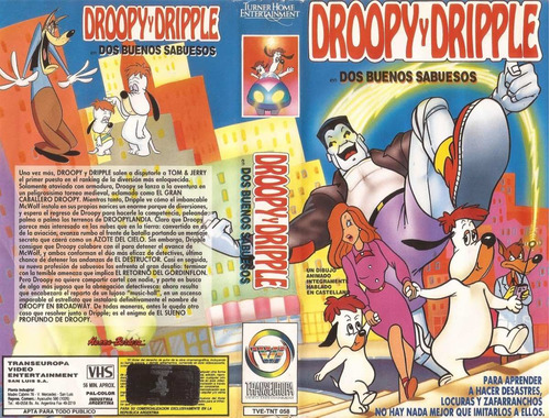 Droopy Y Dripple Vhs En Castellano Dibujos Animados Cartoon