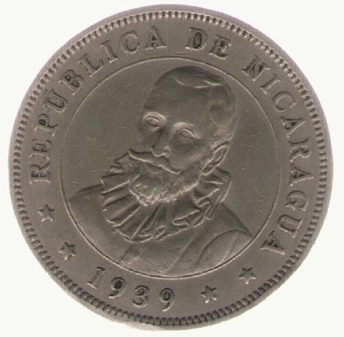 Nicaragua 50 Centavos 1939 Exc