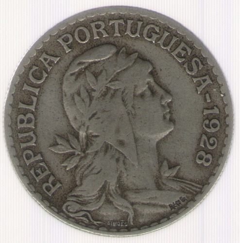 Portugal 1 Escudo 1928 Mb+