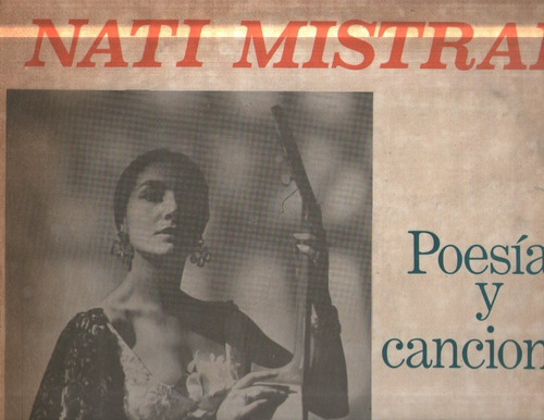 Nati Mistral - Poesias Y Canciones Lp Vinilo