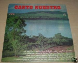 Eduardo Falu Los Visconti Canto Nuestro Vinilo Argentino Pro