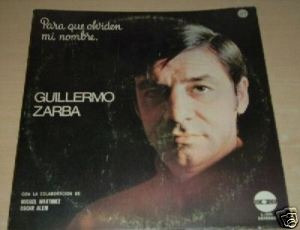 Guillermo Zarba Para Que Olviden Mi Nombre Vinilo Argentino