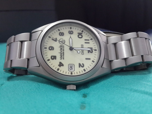 Reloj Seiko Mod 7n42 Mundial Corea Japon Numerado Acero Inox (Usado)
