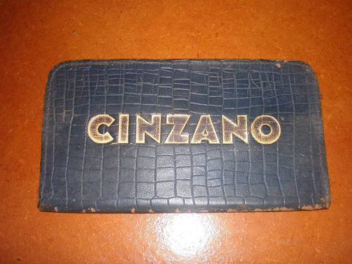 Antigua Billetera De Mozo Bar Con Publicida Cinzano