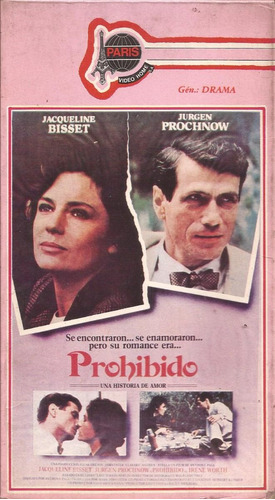 Prohibido Una Historia De Amor Vhs Jacqueline Bisset Forbidd