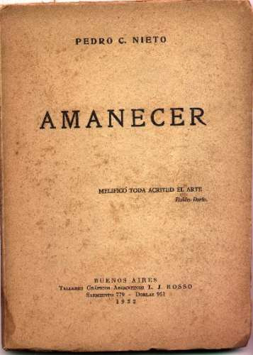 Amanecer. Pedro C. Nieto (literatura, Versos, Poetas)