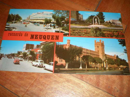 Postal Antigua Imagenes Varias Ciudad De Neuquen1973