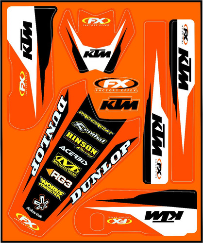 Calcos Ktm Kit Universal - Aros De Rueda Llantas