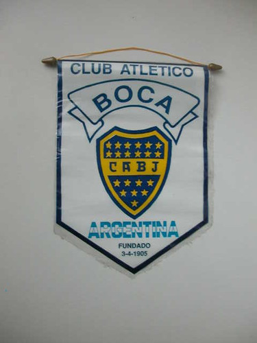 Antiguo Banderin De Boca Juniors