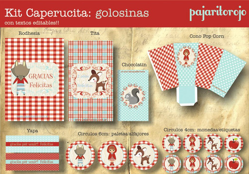 Kit Caperucita Roja