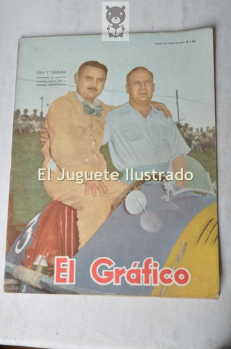 Grafico Nro 1810  1954 Pian Y Caldara Automovilismo