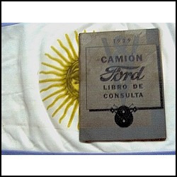 Libro Manual Original De Uso: Pick-ups Y Camiones Ford 1939