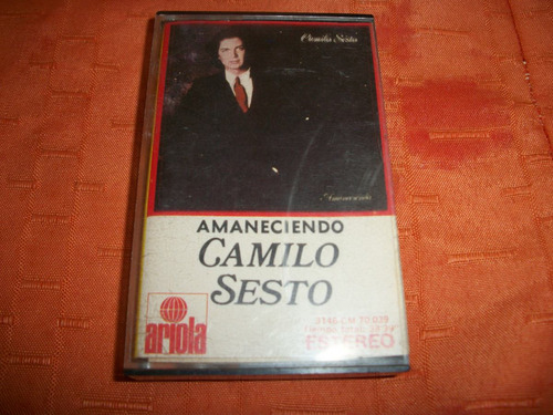 Camilo Sesto -amaneciendo- Cassette  Original