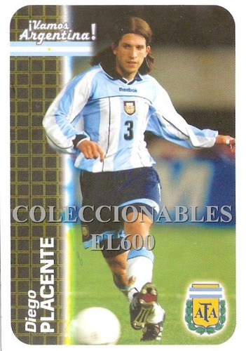 Vamos Argentina Panini Maxi Card # 16 - Diego Placente