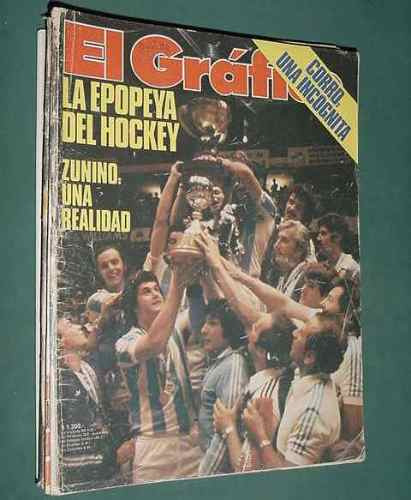 Revista Grafico 3084 Campeon Hockey Boca Platense Maradona