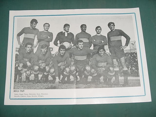 Poster Lamina Futbol Boca Juniors Equipo 1969 Novello Rogel