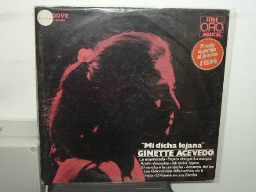 Ginette Acevedo Mi Dicha Lejana Vinilo Argentino