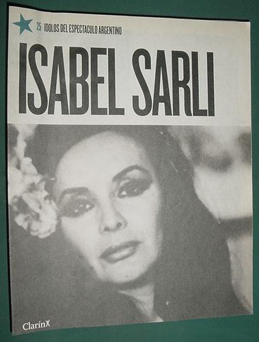 Revista Fasciculo Clarin Biografia 25 Isabel Coca Sarli