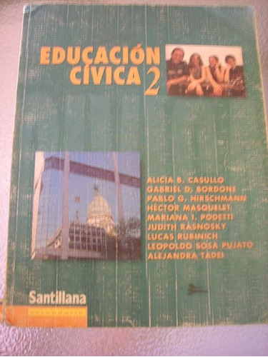 Educacion Civica 2 - Casullo/ Bordone Y Otros