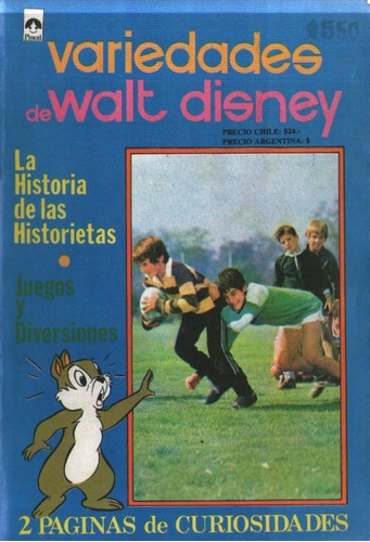 Revista Variedades De Walt Disney 50 De 1978