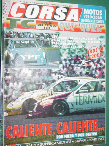 Revista Corsa 1479 Tc2000  F1 Rally Safari Camiones Karting
