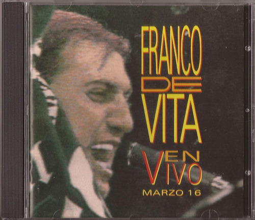 Franco De Vita Cd En Vivo, Marzo 16 Original