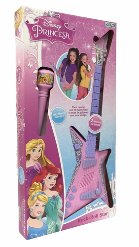 Guitarra Y Microfono Disney Princesas Ditoys - Mundo Manias