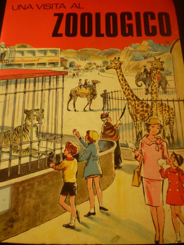 Una Visita Al Zoo Antiguo Libro Troquelado Para Armar 