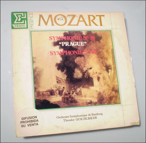 Mozart : Sinfonias 38 & 39 _ Guschlbauder - Erato / Vinilo