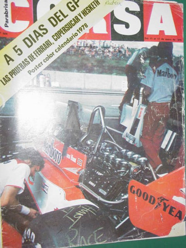 Reutemann Gran Premio F1 Argentina Galica Revista Corsa 606