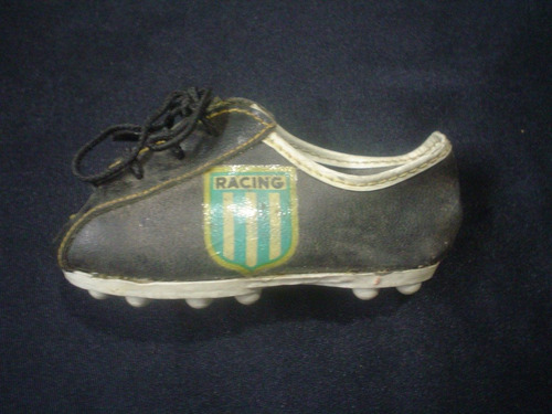 Racing Club Botin Futbol Miniatura Escudo Espejo Retrovisor