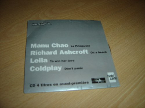 Coldplay Manu Chao Richard Ashcroft Verve Leila Cd Promo