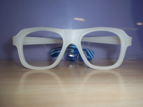 Óculos Silicone Inquebrável P/esporte Branco 48 Levíssimo