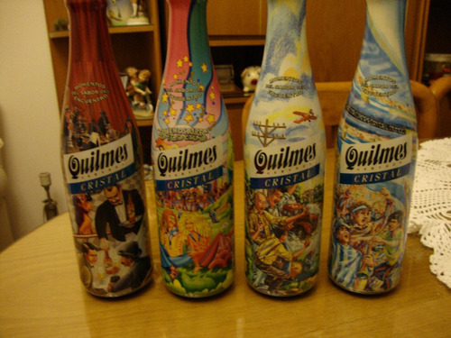 4  Botellas De Quilmes  Para Coleccionar