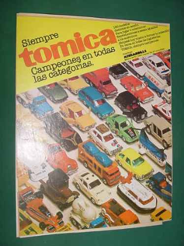 Publicidad Juguetes Autos Tomica 150 Modelos Coleccionables