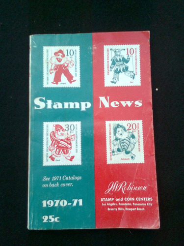 Stamp News 1970-71 Albums United States Robinson