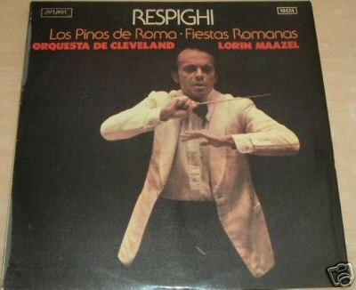 Respighi Los Pinos De Roma Lorin Maazel Vinilo Argentino