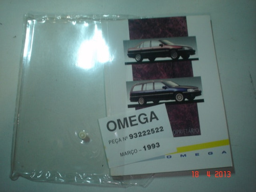 Novo Em Branco Manual Chevrolet Omega Suprema 1993 Gm Cd Gls