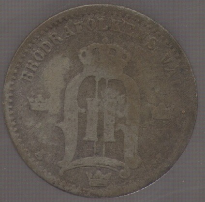 Suecia 25 Ore 1875  B+