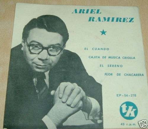 Ariel Ramirez El Cuando Simple Ep Argentino Con Tapa