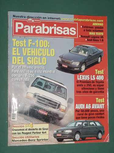 Revista Parabrisas 243 Ford F100 Laguna Ibiza Lexus Audi A6